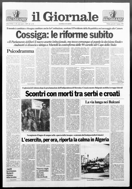 Il giornale : quotidiano del mattino